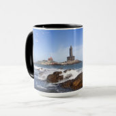 聖者のThiruvalluvarの彫像|タミル・ナードゥ州、インド マグカップ (正面左)