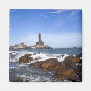 聖者のThiruvalluvarの彫像 タミル・ナードゥ州、インド マグネット