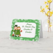 聖者は祖父母を軽く打ちます カード (黄色い花)