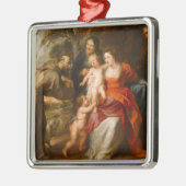 聖者を持つ神聖な家族 メタルオーナメント (左)