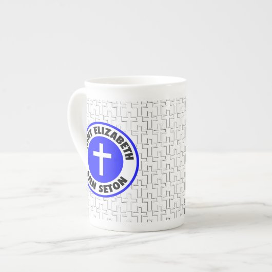 聖者エリザベスアンSeton ボーンチャイナマグカップ (正面左)
