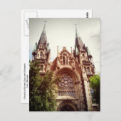 聖者オリガおよびエリザベスの教会 ポストカード (正面/裏面)