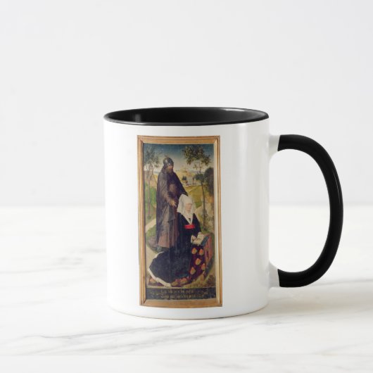 聖者ギヨームを持つGuillemette de Montagu マグカップ (右)