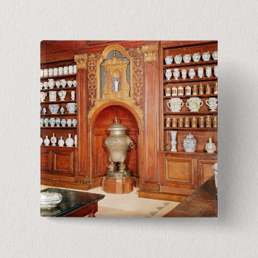 聖者ジーンの病院の薬学 缶バッジ (正面)