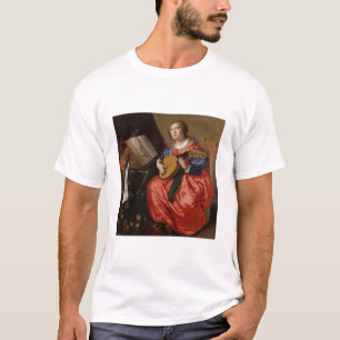 聖者セシリア(キャンバスの油) Tシャツ
