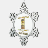 聖者セバスチャン スノーフレークピューターオーナメント (右)