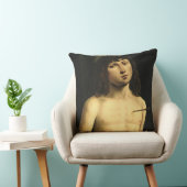 聖者セバスチャン、c.1490s (パネルのテンペラ) クッション (椅子)