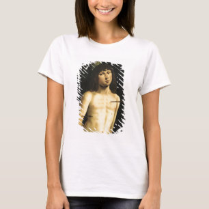 聖者セバスチャン、c.1490s (パネルのテンペラ) tシャツ