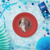 聖者ニコラスおよびKrampus ペーパープレート (パーティー)