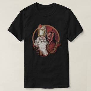 聖者ニコラスおよびKrampus Tシャツ