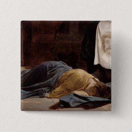 聖者ヴェロニカ 缶バッジ (正面)