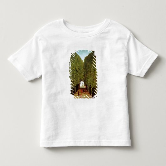 聖者雲1908年の公園の裏通り(油 トドラーTシャツ (正面)