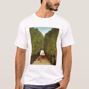 聖者雲1908年の公園の裏通り(油 Tシャツ