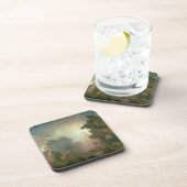 聖者雲(キャンバスの油)の祝日(detaiのために コースター (右側)