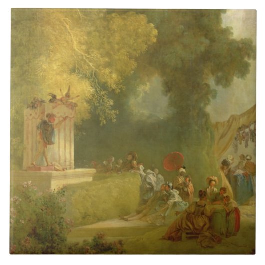 聖者雲、人形劇の詳細の祝日 タイル (正面)