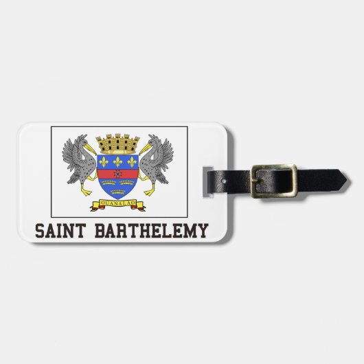 聖者Barthelemy ラゲッジタグ (正面横)