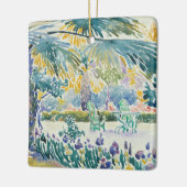 聖者Clairのペインターの庭 セラミックオーナメント (左)