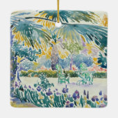 聖者Clairのペインターの庭 セラミックオーナメント (裏面)