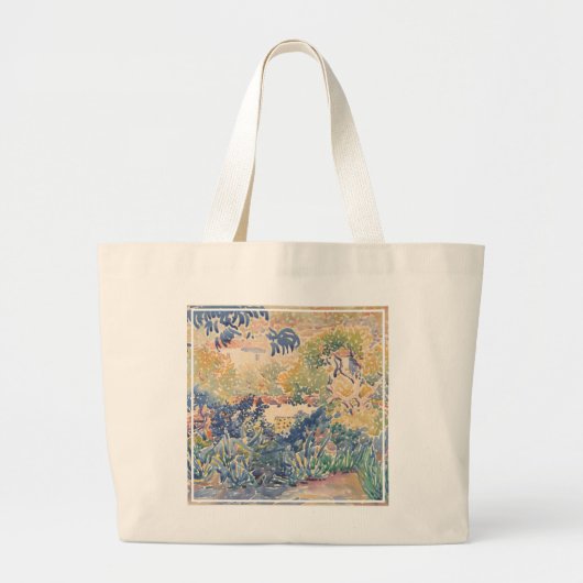聖者Clairの芸術家の庭| 1904-5年 ラージトートバッグ (正面)
