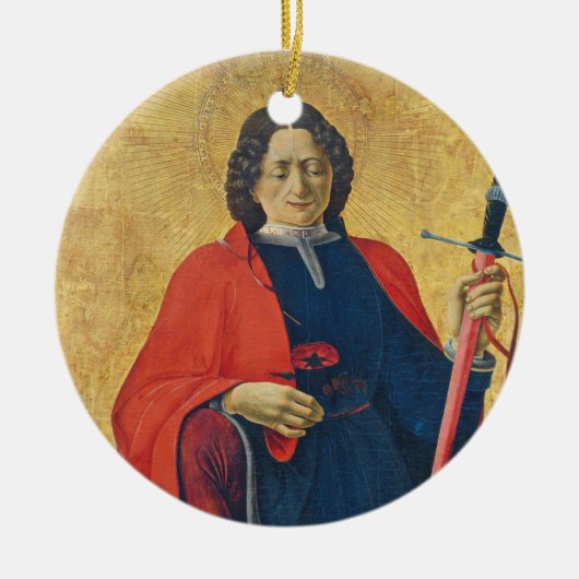 聖者Florian、イタリア語、c. 1473-74年 セラミックオーナメント (正面)
