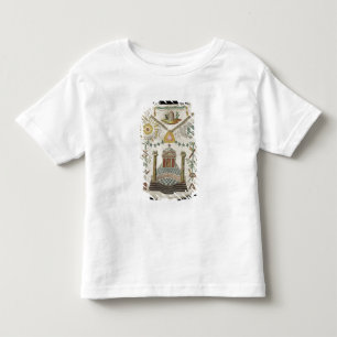 聖者Julienロッジのマスターのエプロン トドラーTシャツ