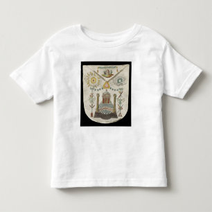 聖者Julienロッジのマスターのエプロン トドラーTシャツ