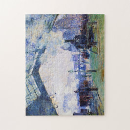 聖者Lazareの場所、ノルマンディーの列車、クロード・モネ ジグソーパズル