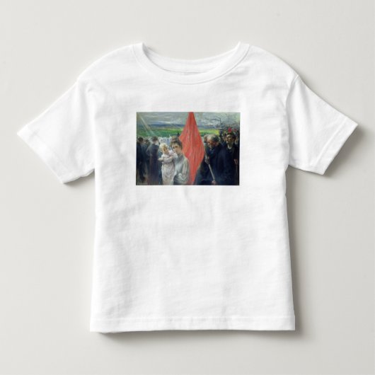 聖者Ouen 1908年の殴打 トドラーTシャツ (正面)