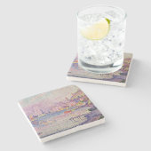 聖者Tropezの港を残すこと、1902年 ストーンコースター (横)