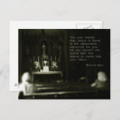 聖聖天主義崇拝の聖テラス ポストカード (正面/裏面)