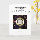 聖聖餐式聖体会 カード (黄色い花)