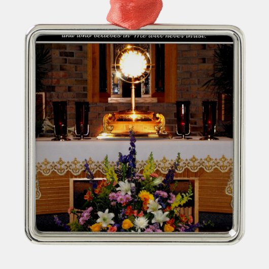 聖聖餐式聖体会 メタルオーナメント (正面)