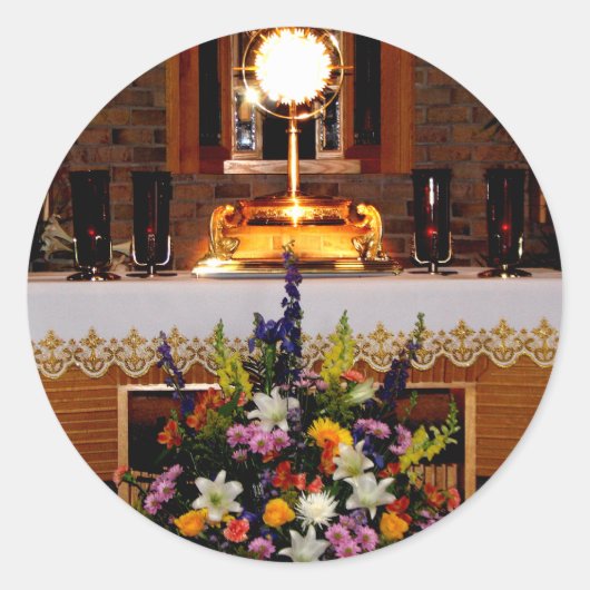 聖聖餐式 ラウンドシール (正面)