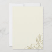 聖職就任写真招待状 招待状 (裏面)