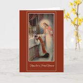 聖職就任周年記念 聖職者奉献 イエス カード (黄色い花)