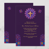 聖職就任記念日招待状 招待状 (正面/裏面)