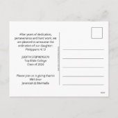 聖職授任式おめでとう シーズンポストカード (裏面)