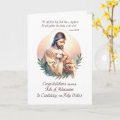 聖職立候補式 カード (黄色い花)