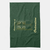 聖職者のコーディネーションレザールック記念日 キッチンタオル (縦)