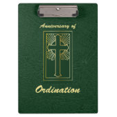 聖職者のコーディネーションレザールック記念日 クリップボード (正面)