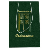 聖職者のコーディネーションレザールック記念日 ミディアムペーパーバッグ (正面)