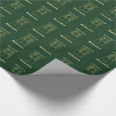 聖職者のコーディネーションレザールック記念日 ラッピングペーパー (コーナー)