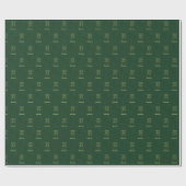 聖職者のコーディネーションレザールック記念日 ラッピングペーパー (フラット)