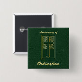 聖職者のコーディネーションレザールック記念日 缶バッジ (正面&裏面)