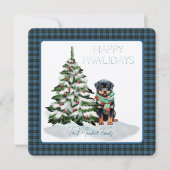 聖職者の古代タータンチェックハッピーパウィーデイズドッグ (正面)