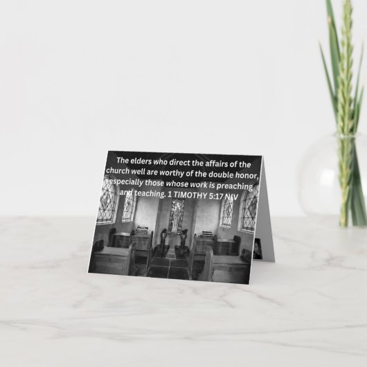 聖職者の感謝の日カード2 サンキューカード (正面)