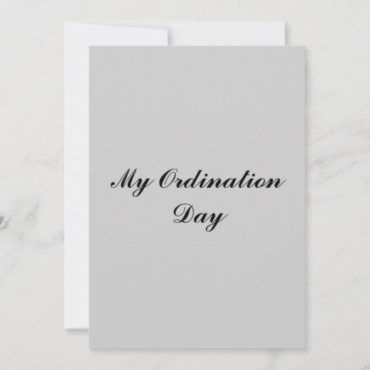 聖職者の招待 招待状 (裏面)