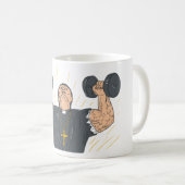 聖職者の持ち上げ重量 コーヒーマグカップ (正面右)