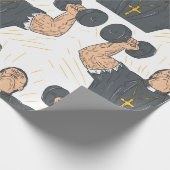 聖職者の持ち上げ重量 ラッピングペーパー (角)