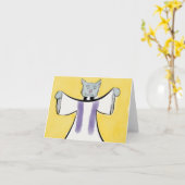 聖職者の猫II カード (黄色い花)